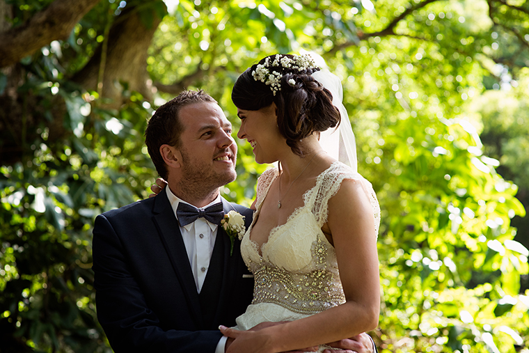 Stephanie & Dylan. A Fig Tree Restaurant Wedding.